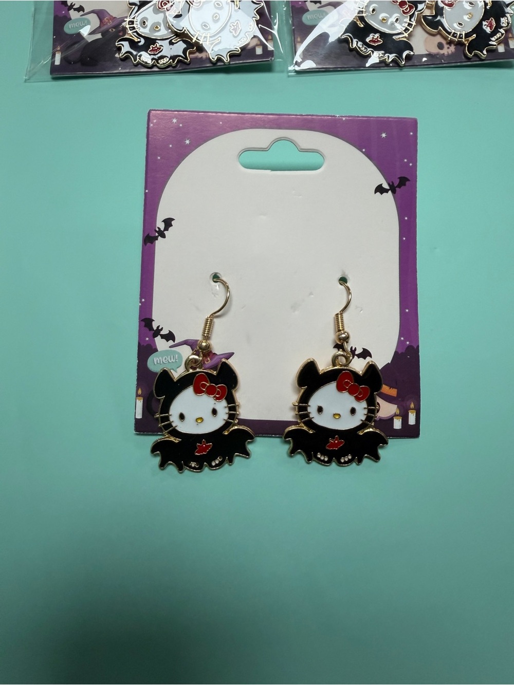 Hello Kitty Halloween Earrings